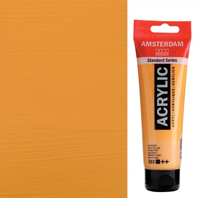 Talens Amsterdam akrilfesték, 120 ml - 253, gold yellow