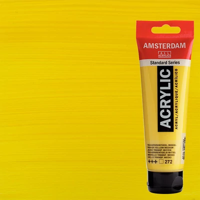 Talens Amsterdam akrilfesték, 120 ml - 272, transparent yellow medium