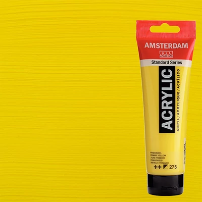 Talens Amsterdam akrilfesték, 120 ml - 275, primary yellow
