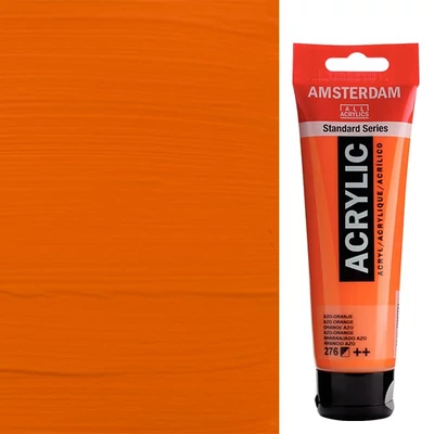 Talens Amsterdam akrilfesték, 120 ml - 276, azo orange