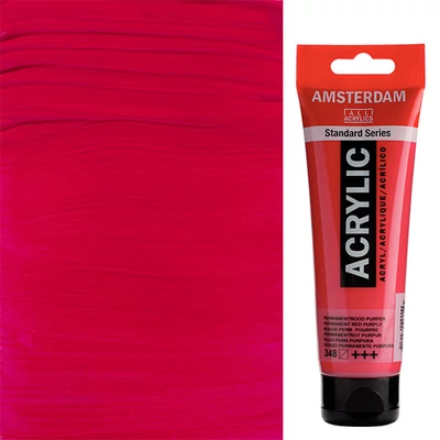 Talens Amsterdam akrilfesték, 120 ml - 348, permanent red purple