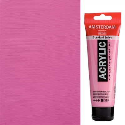 Talens Amsterdam akrilfesték, 120 ml - 385, quinacridone rose light