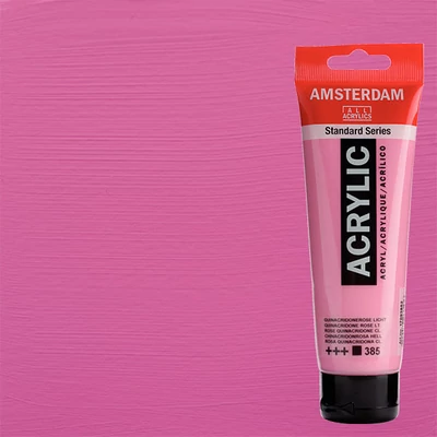 Talens Amsterdam akrilfesték, 120 ml - 385, quinacridone rose light
