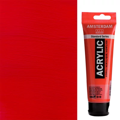 Talens Amsterdam akrilfesték, 120 ml - 396, naphthol red medium