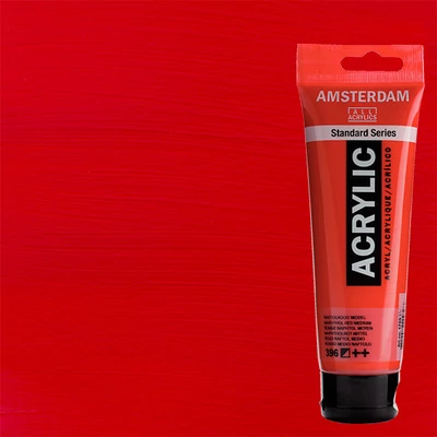 Talens Amsterdam akrilfesték, 120 ml - 396, naphthol red medium