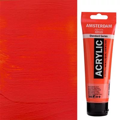 Talens Amsterdam akrilfesték, 120 ml - 398, naphthol red light