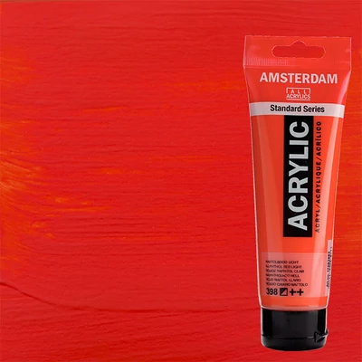 Talens Amsterdam akrilfesték, 120 ml - 398, naphthol red light