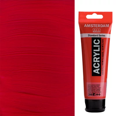 Talens Amsterdam akrilfesték, 120 ml - 399, naphthol red deep
