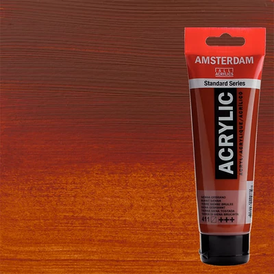 Talens Amsterdam akrilfesték, 120 ml - 411, burnt sienna