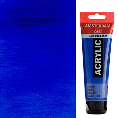 Talens Amsterdam akrilfesték, 120 ml - 504, ultramarine
