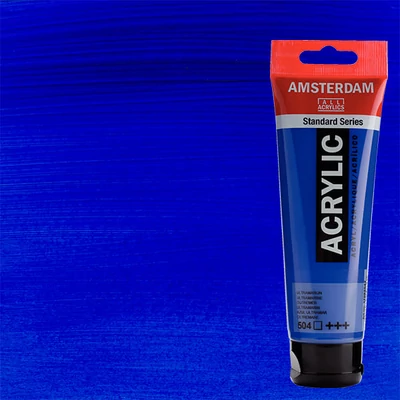 Talens Amsterdam akrilfesték, 120 ml - 504, ultramarine