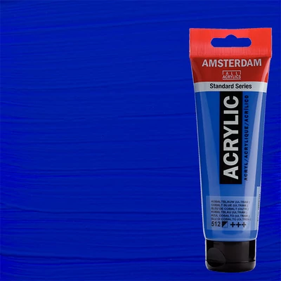 Talens Amsterdam akrilfesték, 120 ml - 512, cobalt blue (ultramarine)
