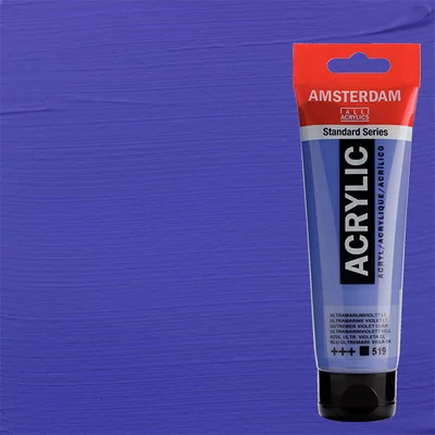 Talens Amsterdam akrilfesték, 120 ml - 519, ultramarine violet light
