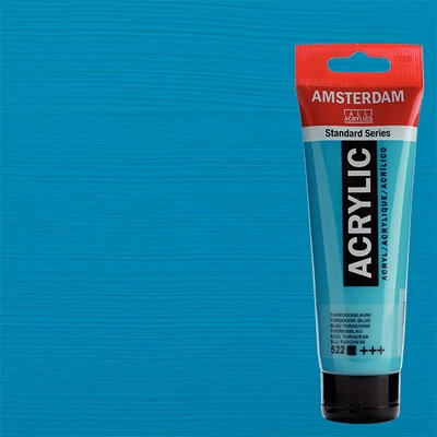 Talens Amsterdam akrilfesték, 120 ml - 522, turquoise blue