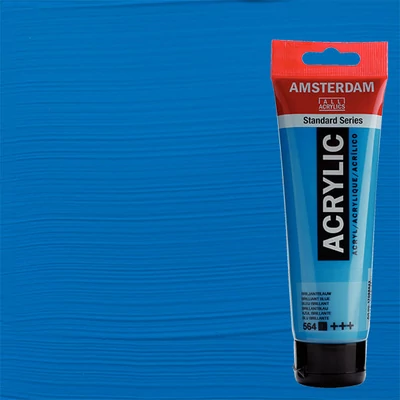 Talens Amsterdam akrilfesték, 120 ml - 564, brilliant blue