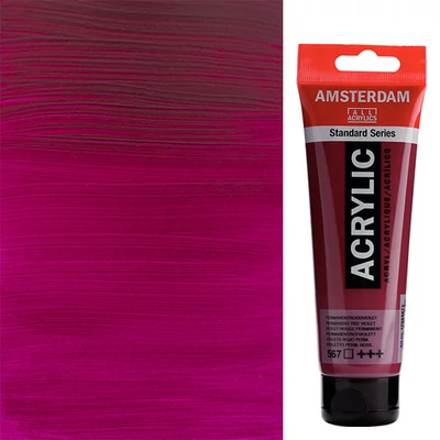 Talens Amsterdam akrilfesték, 120 ml - 567, permanent red violet