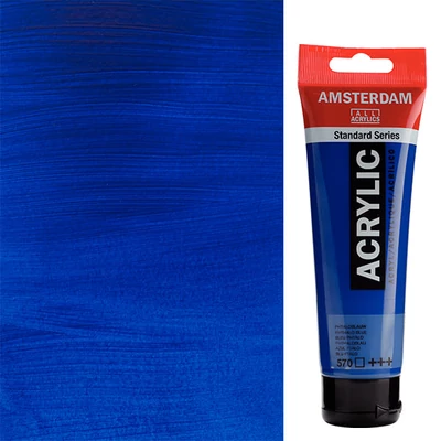Talens Amsterdam akrilfesték, 120 ml - 570, phthalo blue