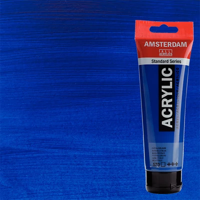 Talens Amsterdam akrilfesték, 120 ml - 570, phthalo blue