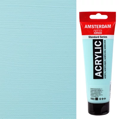 Talens Amsterdam akrilfesték, 120 ml - 660, turquoise green light