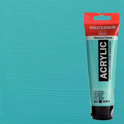 Talens Amsterdam akrilfesték, 120 ml - 661, turquoise green