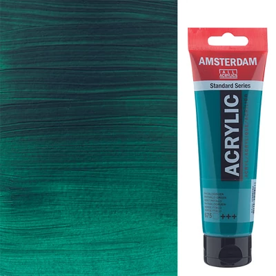 Talens Amsterdam akrilfesték, 120 ml - 675, phthalo green