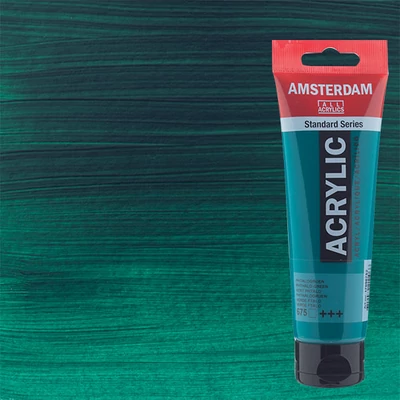 Talens Amsterdam akrilfesték, 120 ml - 675, phthalo green