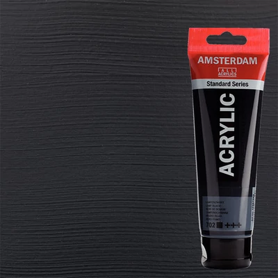 Talens Amsterdam akrilfesték, 120 ml - 702, lamp black