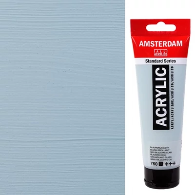 Talens Amsterdam akrilfesték, 120 ml - 750, bluish grey light