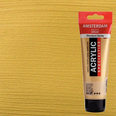 Talens Amsterdam akrilfesték, 120 ml - 802, light gold