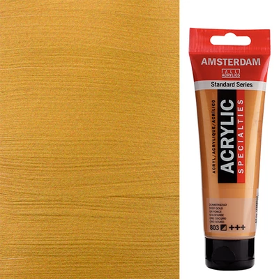 Talens Amsterdam akrilfesték, 120 ml - 803, deep gold