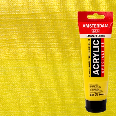 Talens Amsterdam akrilfesték, 120 ml - 831, metallic yellow