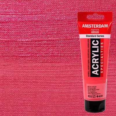 Talens Amsterdam akrilfesték, 120 ml - 832, metallic red