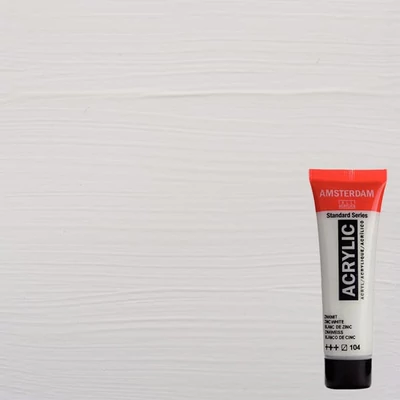Talens Amsterdam akrilfesték, 20 ml - 104, zinc white