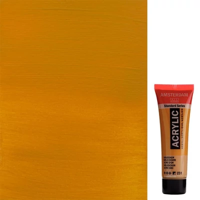 Talens Amsterdam akrilfesték, 20 ml - 231, gold ochre