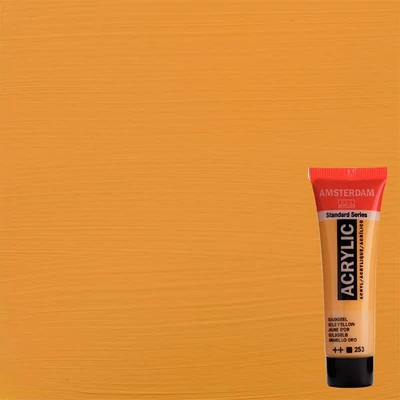 Talens Amsterdam akrilfesték, 20 ml - 253, gold yellow