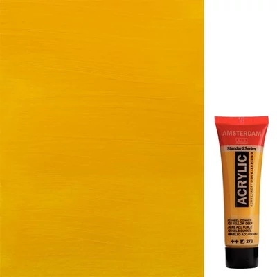 Talens Amsterdam akrilfesték, 20 ml - 270, azo yellow deep