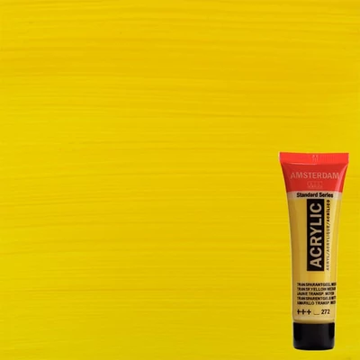 Talens Amsterdam akrilfesték, 20 ml - 272, transparent yellow medium