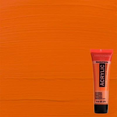 Talens Amsterdam akrilfesték, 20 ml - 276, azo orange