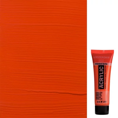 Talens Amsterdam akrilfesték, 20 ml - 311, vermilion