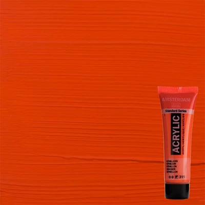 Talens Amsterdam akrilfesték, 20 ml - 311, vermilion