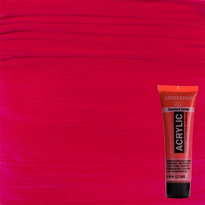 Talens Amsterdam akrilfesték, 20 ml - 348, permanent red purple
