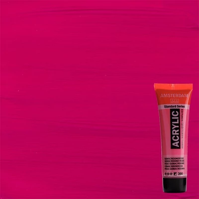 Talens Amsterdam akrilfesték, 20 ml - 366, quinacridone rose