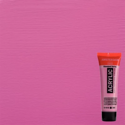 Talens Amsterdam akrilfesték, 20 ml - 385, quinacridone rose light