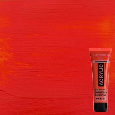 Talens Amsterdam akrilfesték, 20 ml - 398, naphthol red light