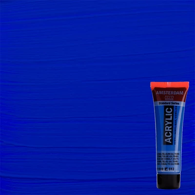 Talens Amsterdam akrilfesték, 20 ml - 512, cobalt blue (ultramarine)