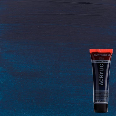 Talens Amsterdam akrilfesték, 20 ml - 566, prussian blue (phthalo)