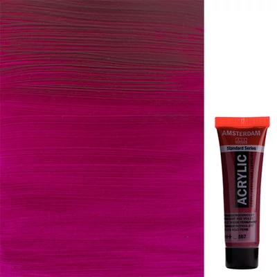 Talens Amsterdam akrilfesték, 20 ml - 567, permanent red violet