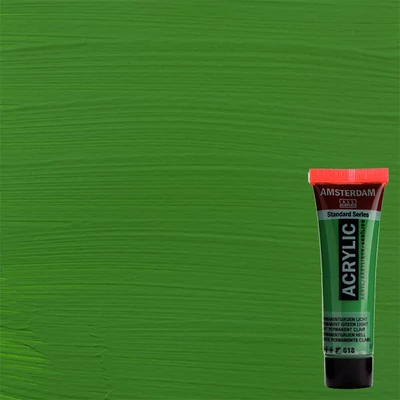 Talens Amsterdam akrilfesték, 20 ml - 618, permanent green light