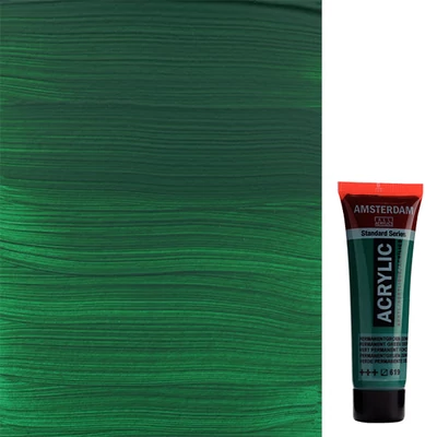 Talens Amsterdam akrilfesték, 20 ml - 619, permanent green deep