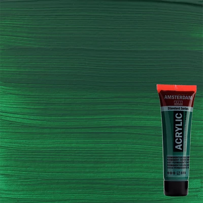 Talens Amsterdam akrilfesték, 20 ml - 619, permanent green deep